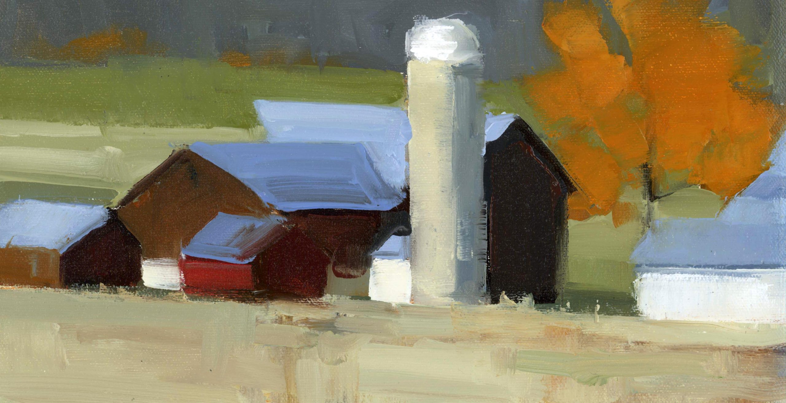 dechow farm painting Margo Burian