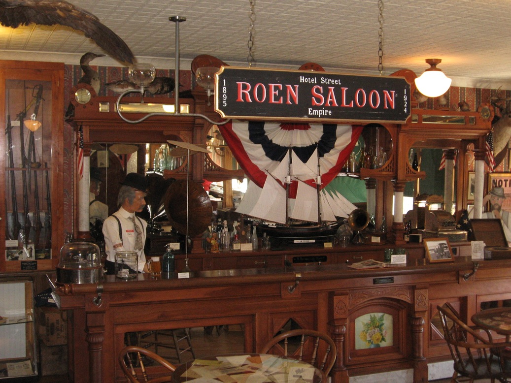 interior of old saloon empire museum