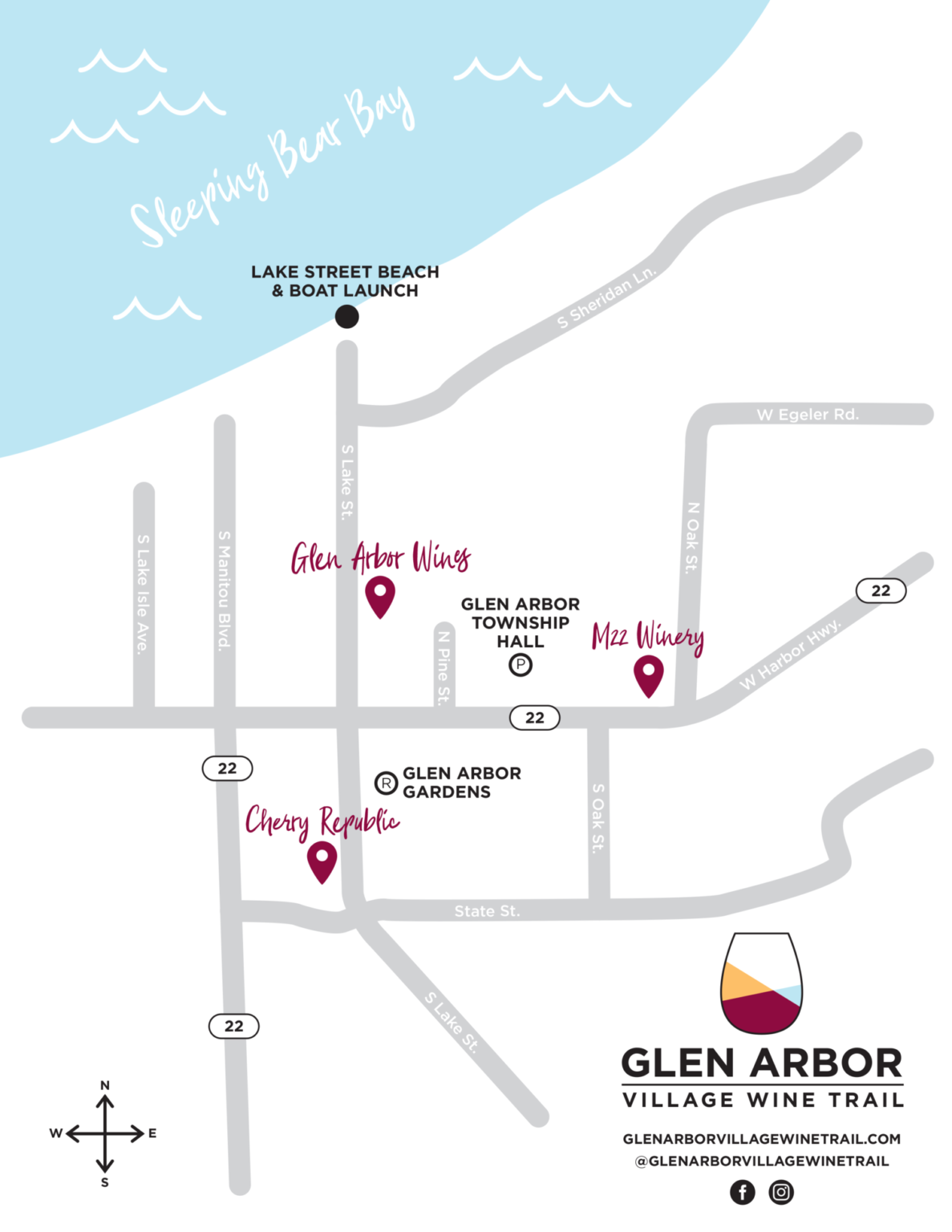 Glen Arbor Village Wine Trail Glen Lake Chamber of Commerce