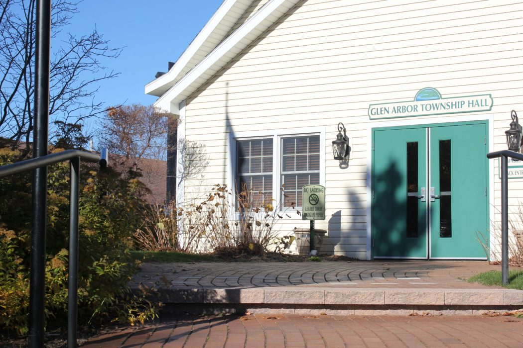 front of glen arbor town hall building