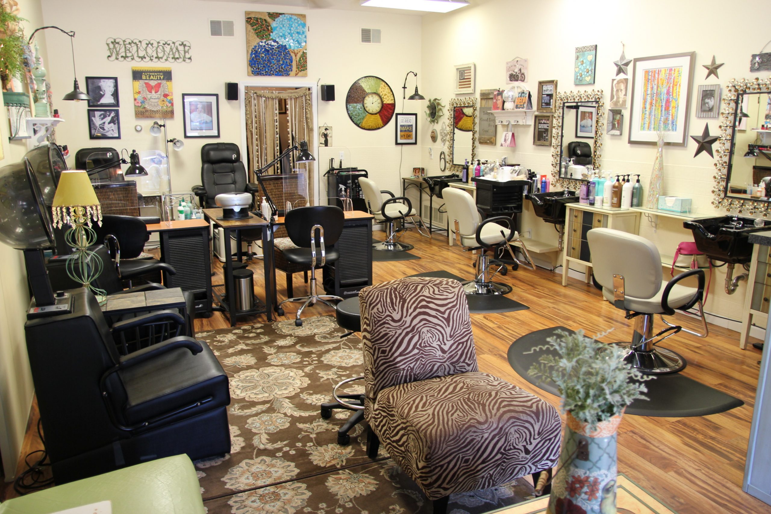 beauty salon in Glen Arbor; interior space