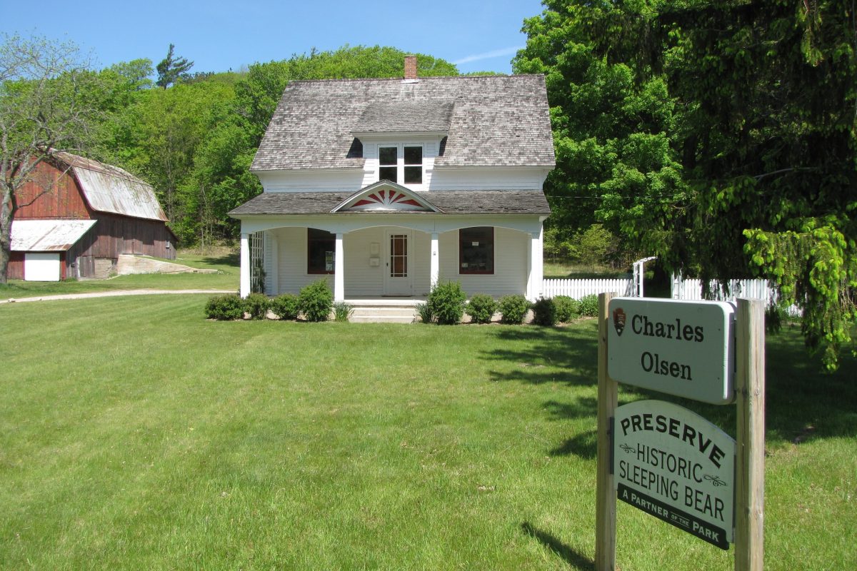 visit Charles Olsen farm