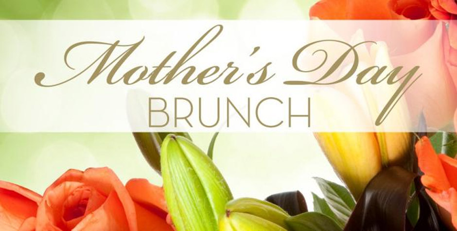 flowery mothers day brunch invite card