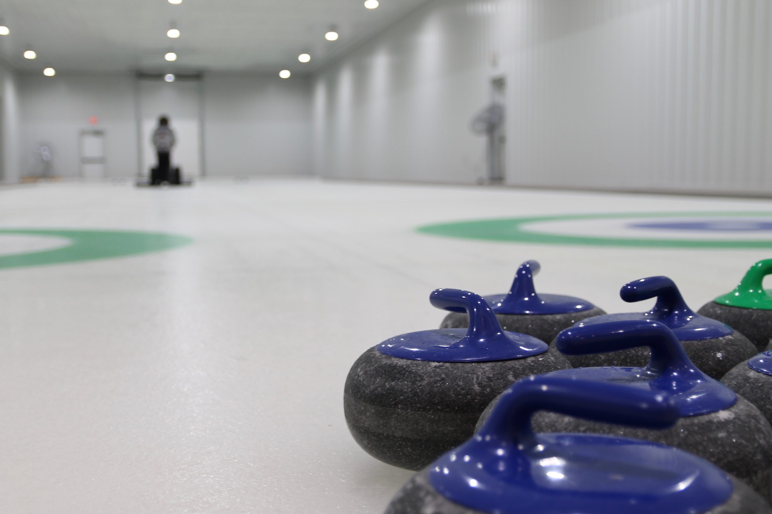 curling equipment close up