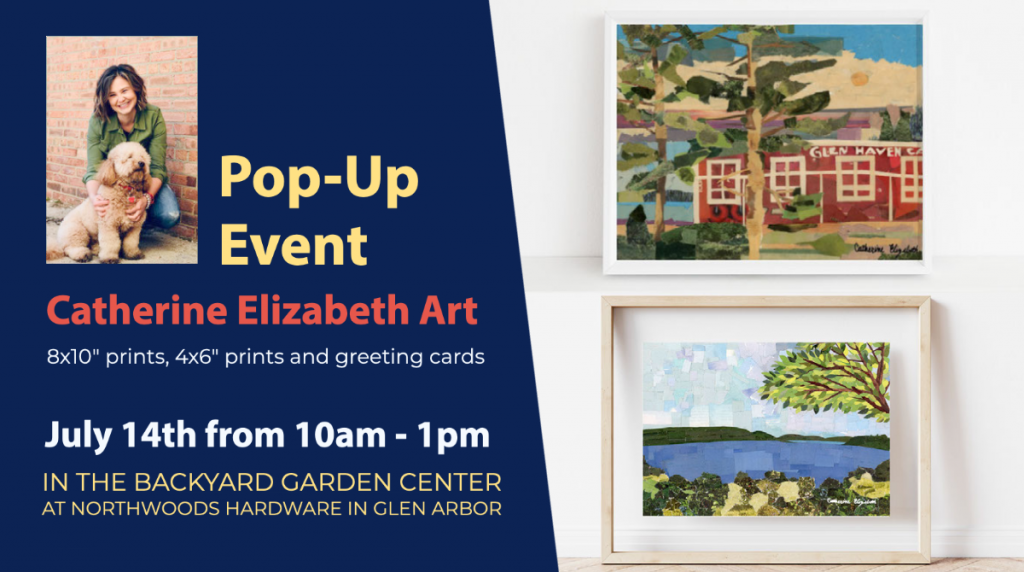 catherine elizabeth art pop-up event flyer