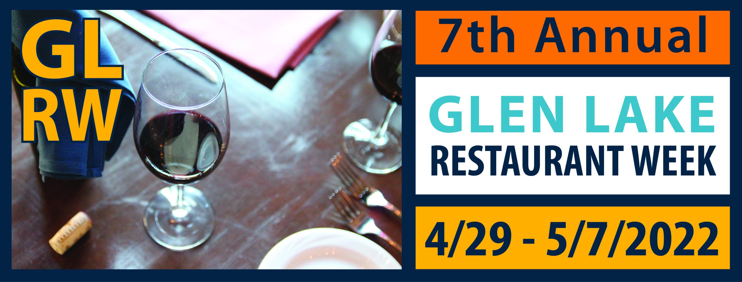 7th annual glen lake restaurant week graphic