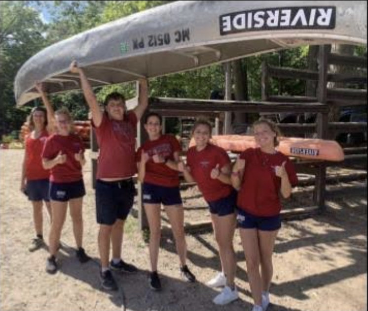riverside canoe trips summer staff photo