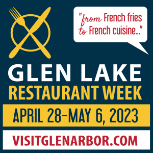 2023 Glen Lake restaurant week graphic