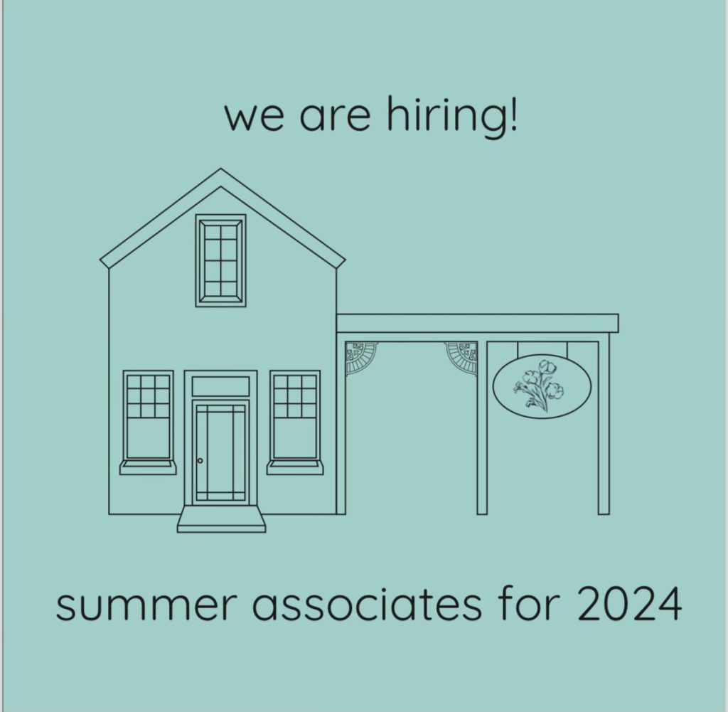 cottonseed glen arbor now hiring 2024 graphic