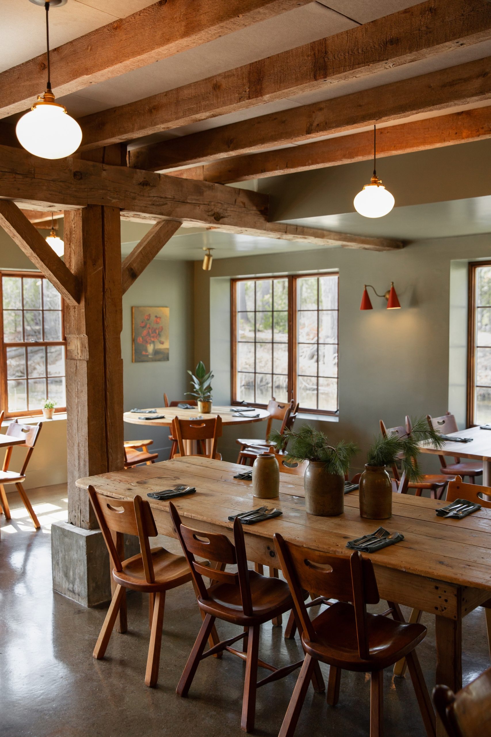 places to dine and eat in Glen Arbor, Supper dining room at The Mill