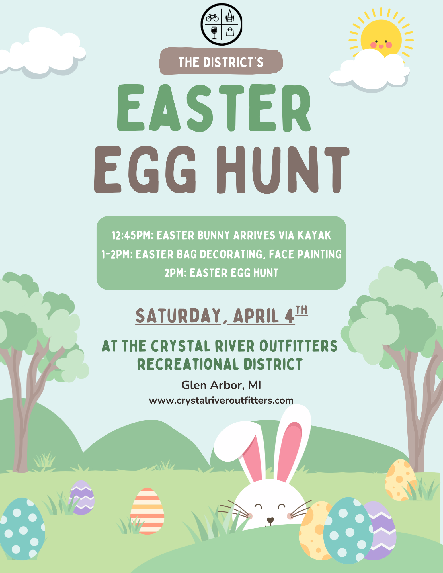 easter egg hunt poster 2026